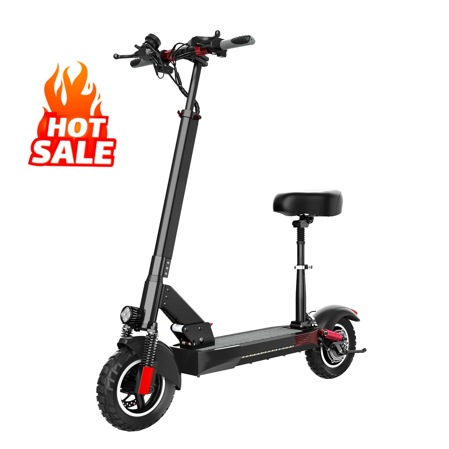 

USA hot sale Adult 800W electric scooter 10 inch off road tyre fast speed 30mph electric scooter with seat