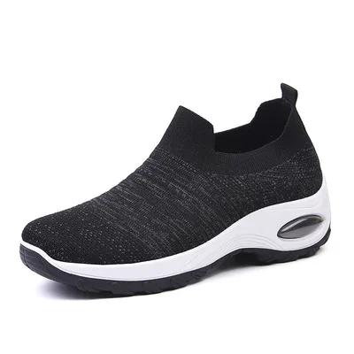 

Women Mesh Walking Sneakers Lady Casual Air Cushion Shoes, 3 colors