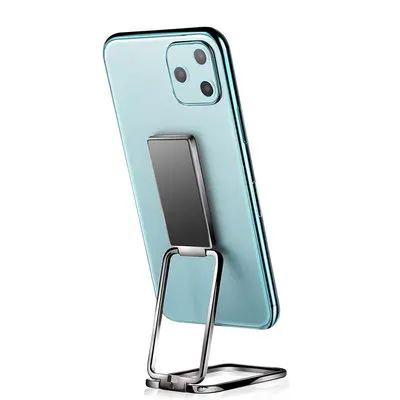 

Metal mobile phone bracket desktop folding ring buckle lazy bracket mobile phone live support car navigation bracket, Silver,rose gold and gun black