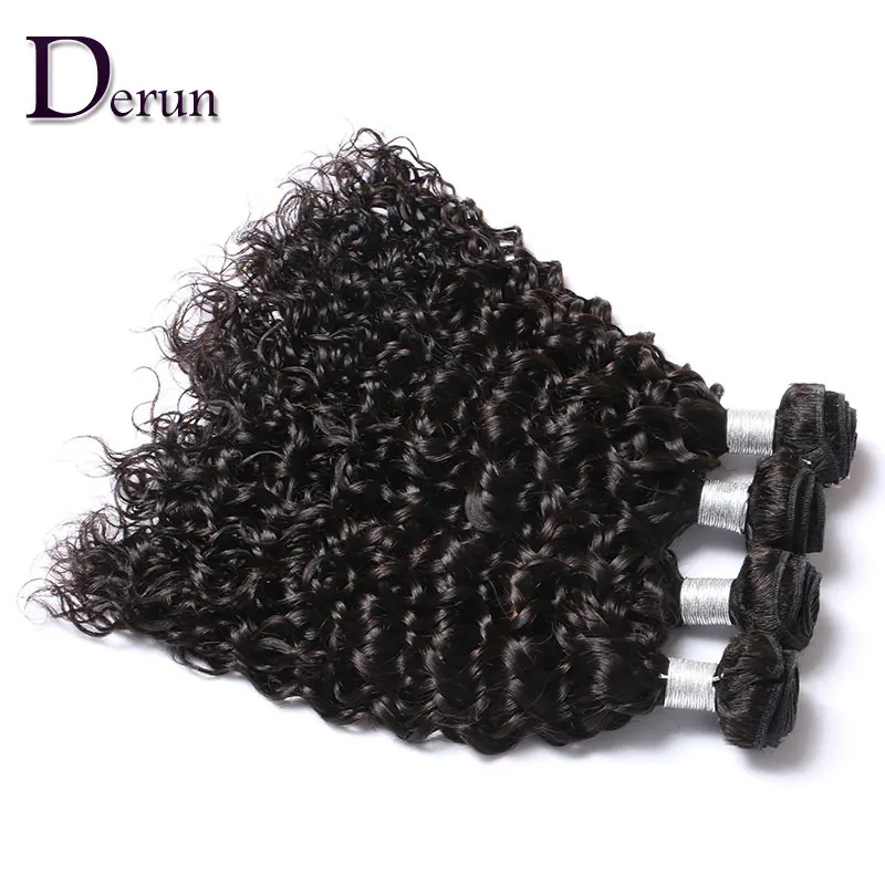 

Derun 10A Deep curly bundles virgin indian hair cuticle aligned hair extension