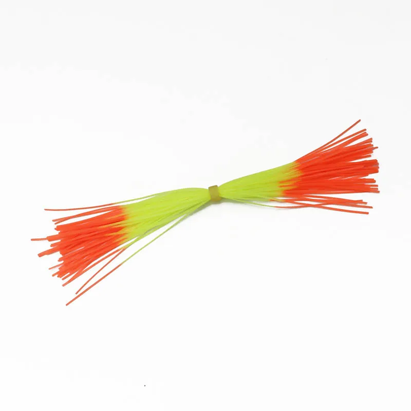 

Fishing silicone skirts tab strips total the length is lure making craft bass jigs spinner bait, 6 colors