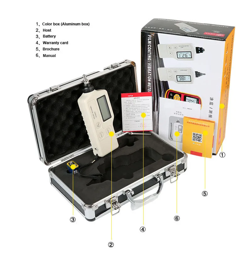 Vibrometer And Portable Vibrometer Meter With Vibrometer Protebale For