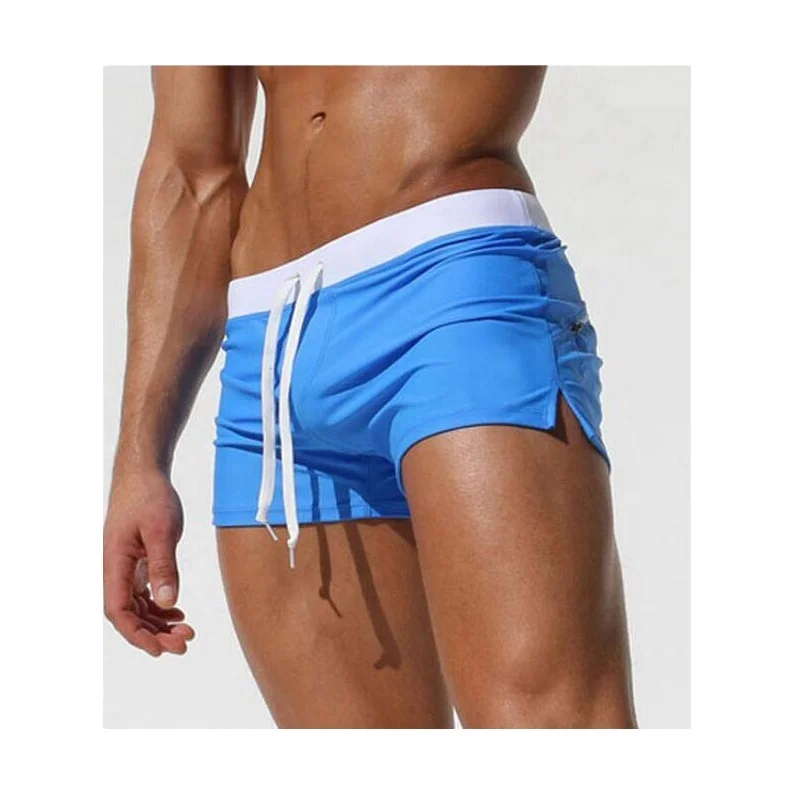 

Wholesale swimwear board short for men zipper pocket beach shorts beachwear swimsuit shorts, Any color