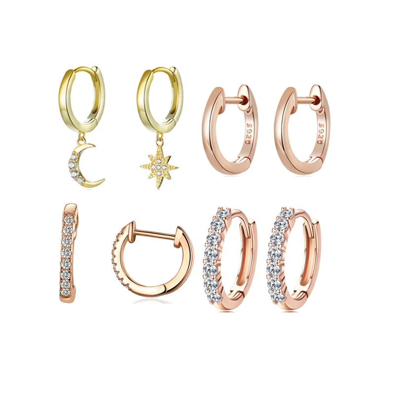 

Qings Crystal Flower Earrings 925 Sterling Silver Earrings With Best Price