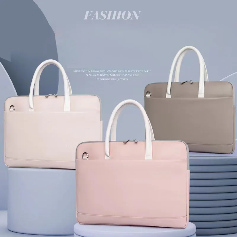 

Customize ladies handbag computer bag shoulder bags larger capacity laptop handbag for women