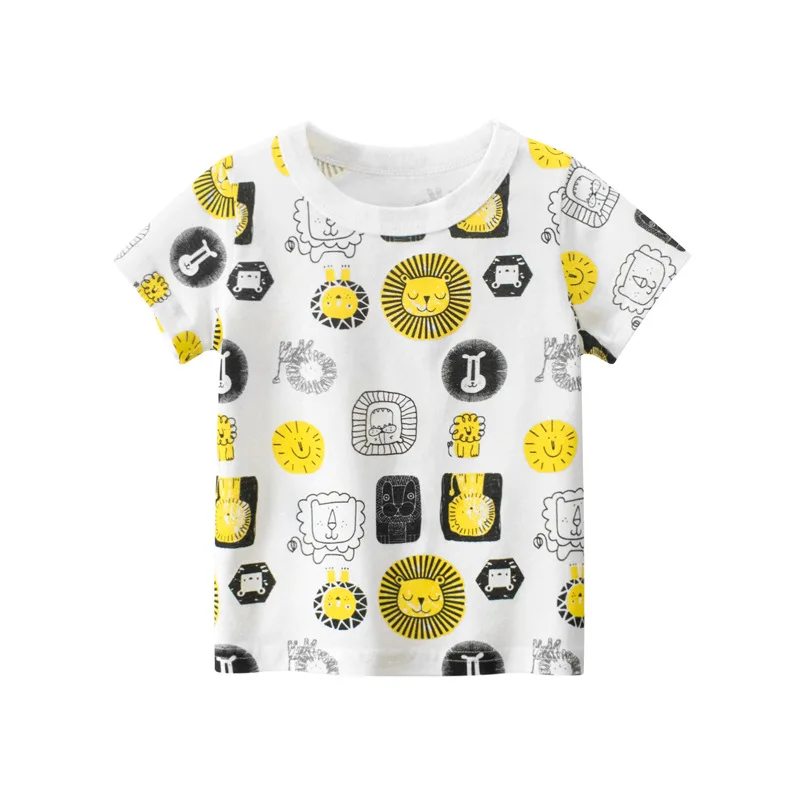 

New Fashion Kids 2 Years Boys T Shirts 100% Cotton Simple Print T-shirt Kids