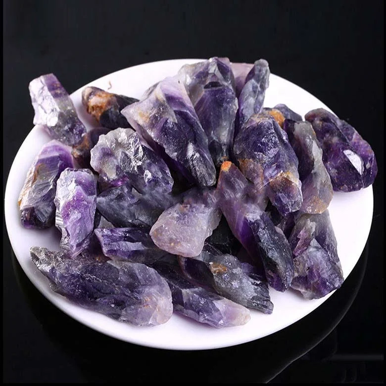 Wholesale Natural Healing Stones Raw Amethyst Quartz Crystal Rough Chevron Amethyst