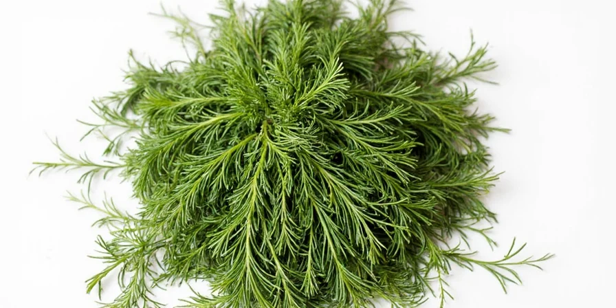 Dill growing in a garden pot