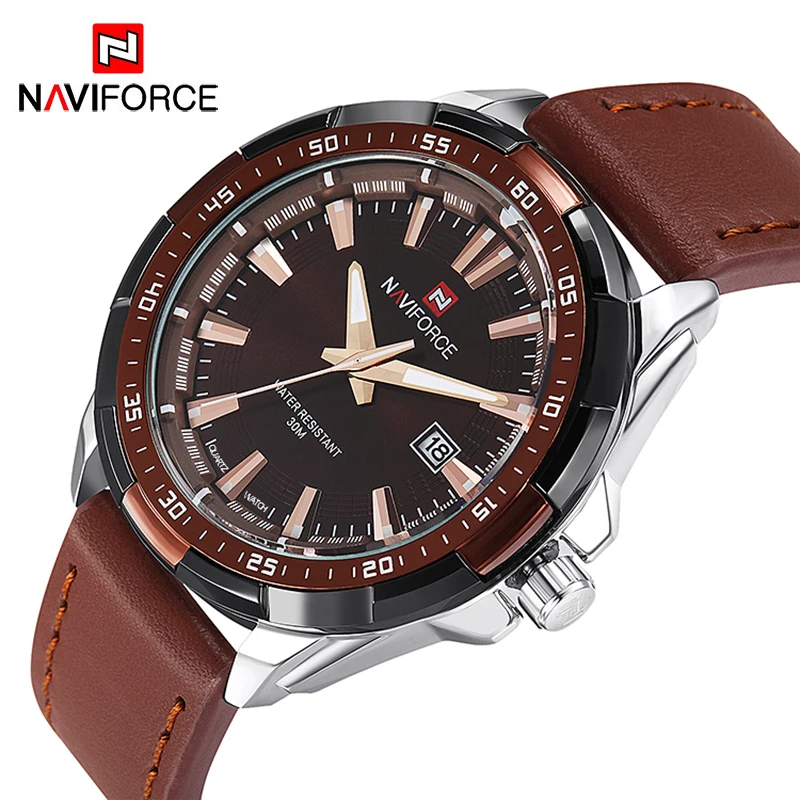 

NAVIFORCE Top Luxury Brand Fashion Men Watch Quartz Casual Men Waterproof Watch Military Clock 9056