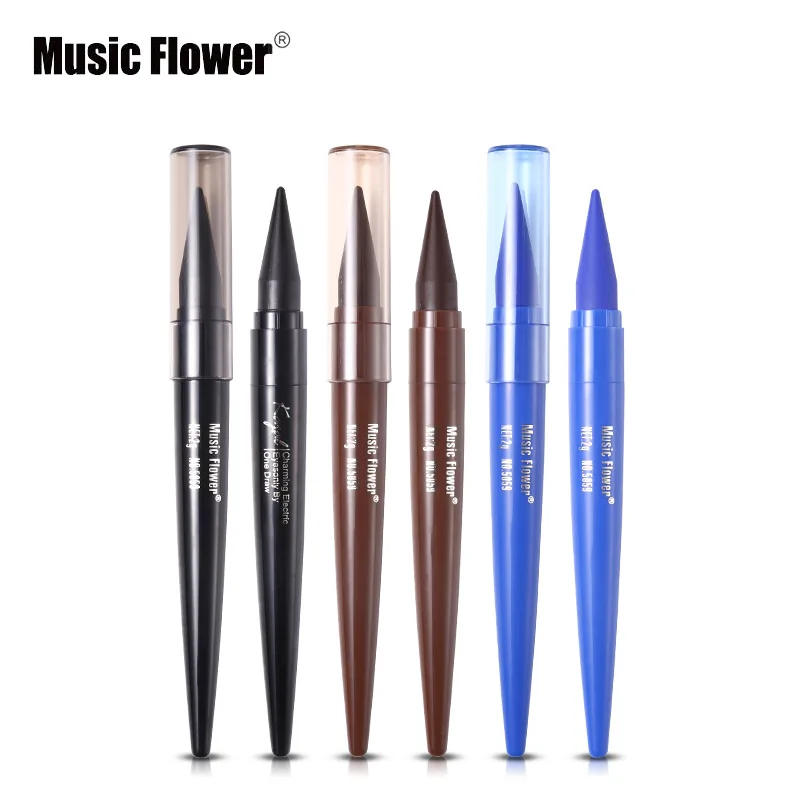 

Music Flower blue black color gel eyeliner waterproof eye liner eyeliner gel makeup wholesale, 3 colors