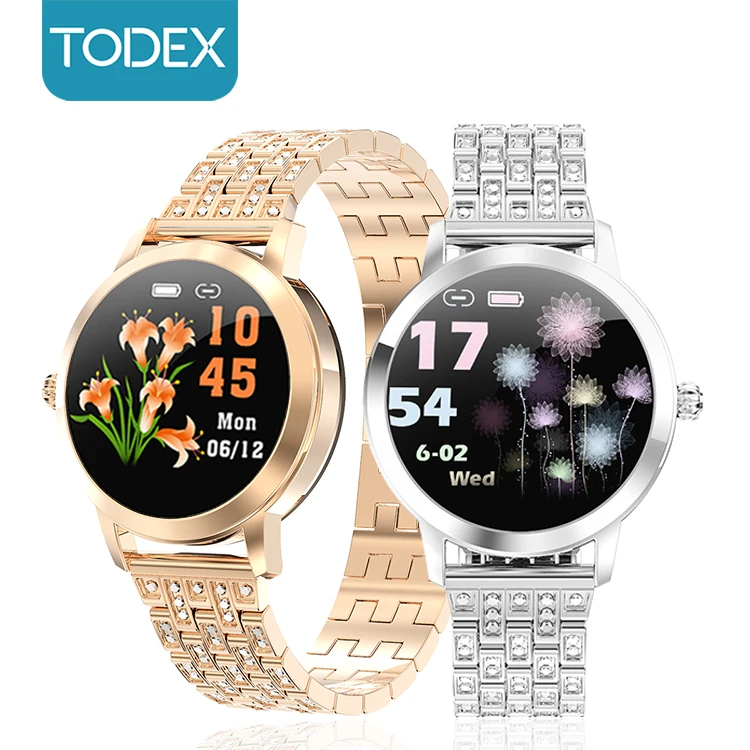 

Todex 2020 LW10 Fashion Lady Smart Watch Blood Oxygen Pressure Smartwatch for Women PK LW07 LW20 reloj inteligente with Polish