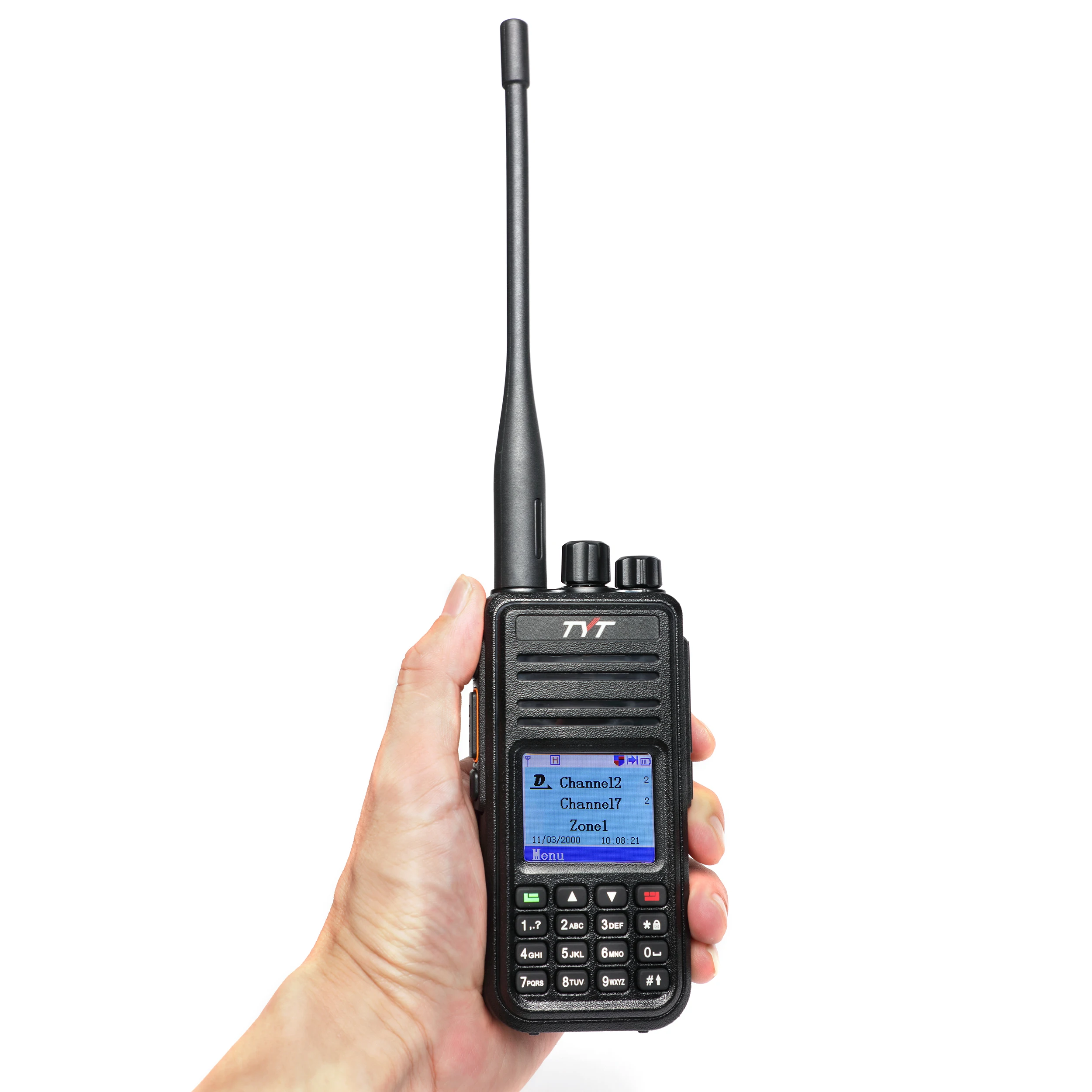 

Handheld uhf digital radio 128 Channels TYT MD-UV380 DMR 5W Two Way Radio DUAL BAND Walkie Talkie Digital Radio Ham