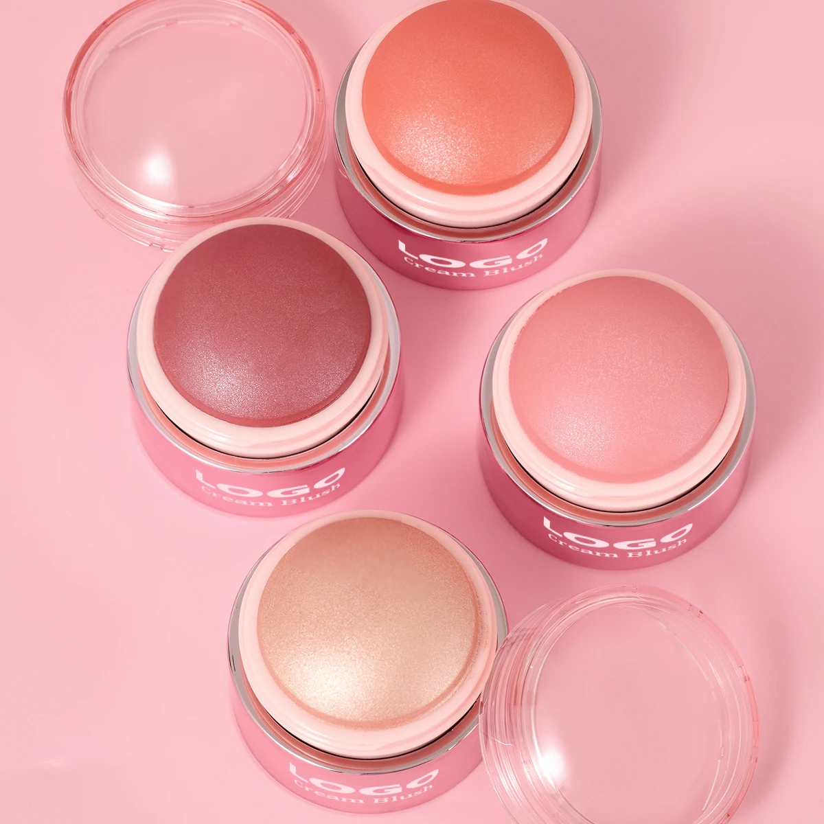 

Ultra-Luxe Moisture Creamy Glowing Blush Balm Vegan Face MAKE UP Multi-Use travel size Shimmer Creamy Blusher