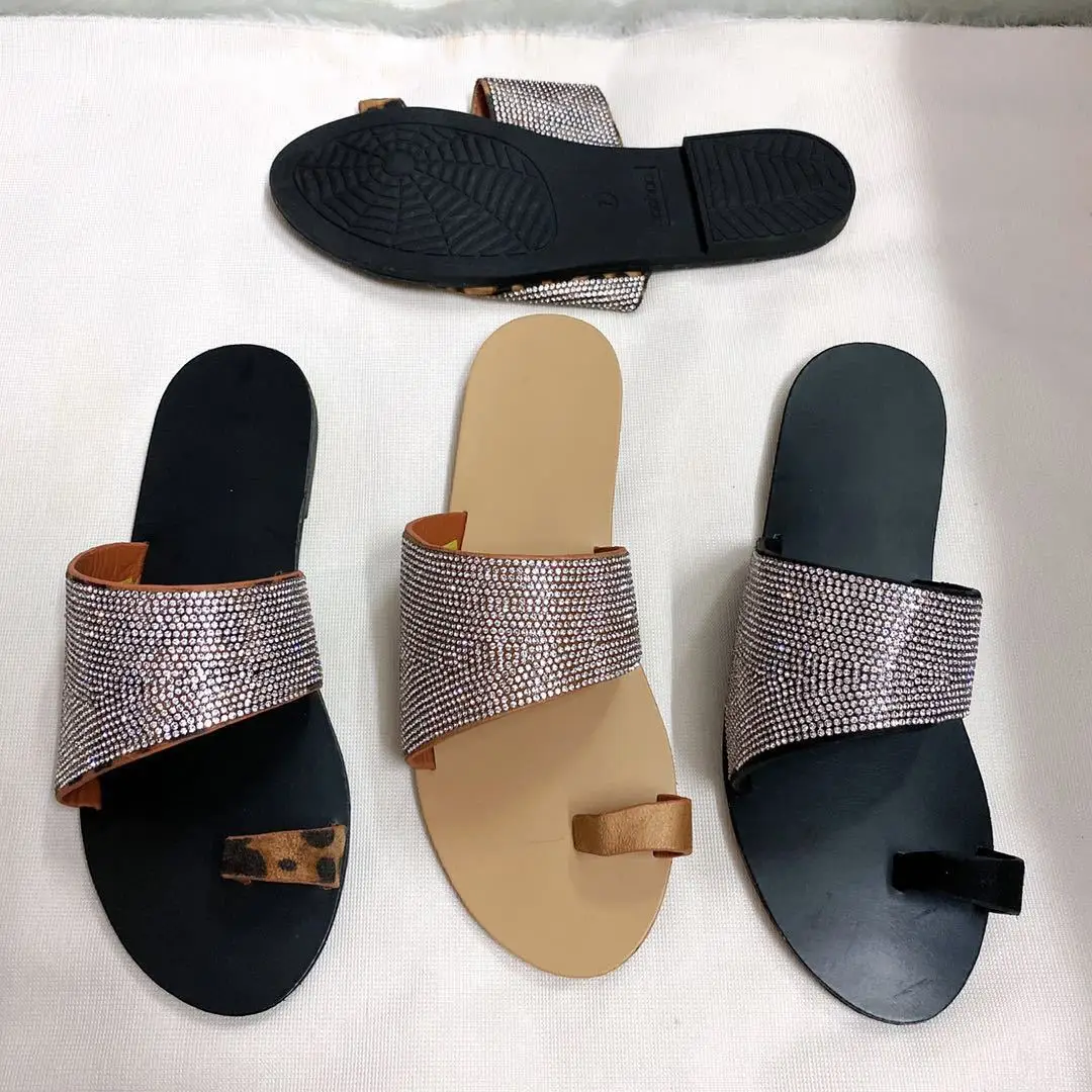 

2021 Hot Sale Popular Leisure Diamond Slippers NT-004