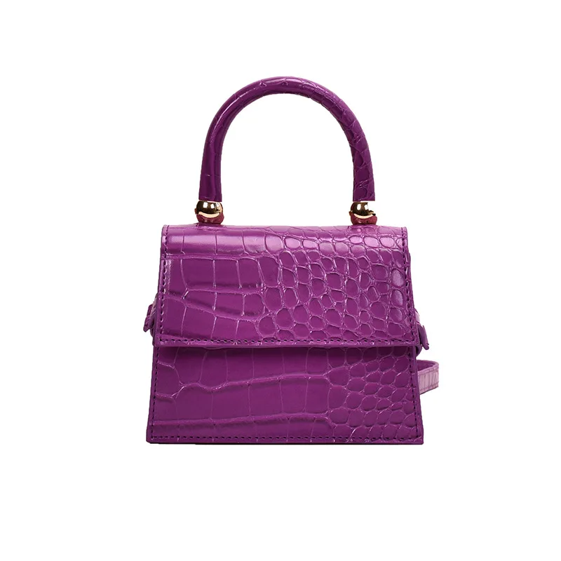 

2021 Fashion Mini Stone Pattern Crossbody Shoulder Women Handbags Small Pu Leather Ladies Hand Bags, As picture