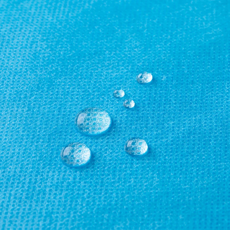 
Medical blue pp non-woven fabric for surgical towels and bed sheets 