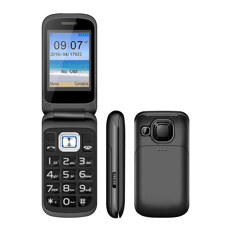 

UNIWA X24 2.4 Inch Screen SOS Button Low Price Flip Mobile Phone