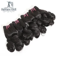 

Amanda Cheap 100% Cuticle Aligned Virgin Remy Indian Temple Human Hair Fumi Loose Weave Double Drawn Extensions in China
