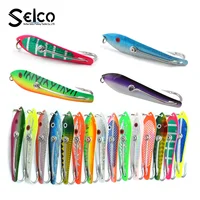 

316 stainless steel 5'' sea fishing trolling spoon all metal lure stainless steel boat fishing big flutter spoon