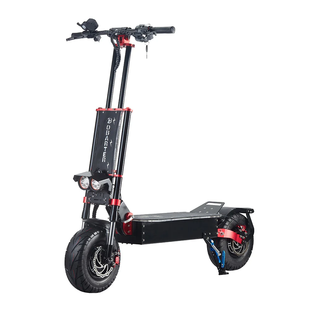 

Fat tire electric scooter Electric kick scooter 5600w dual motor off road scooter electric for adults EU Poland Warehouse, Black and red details