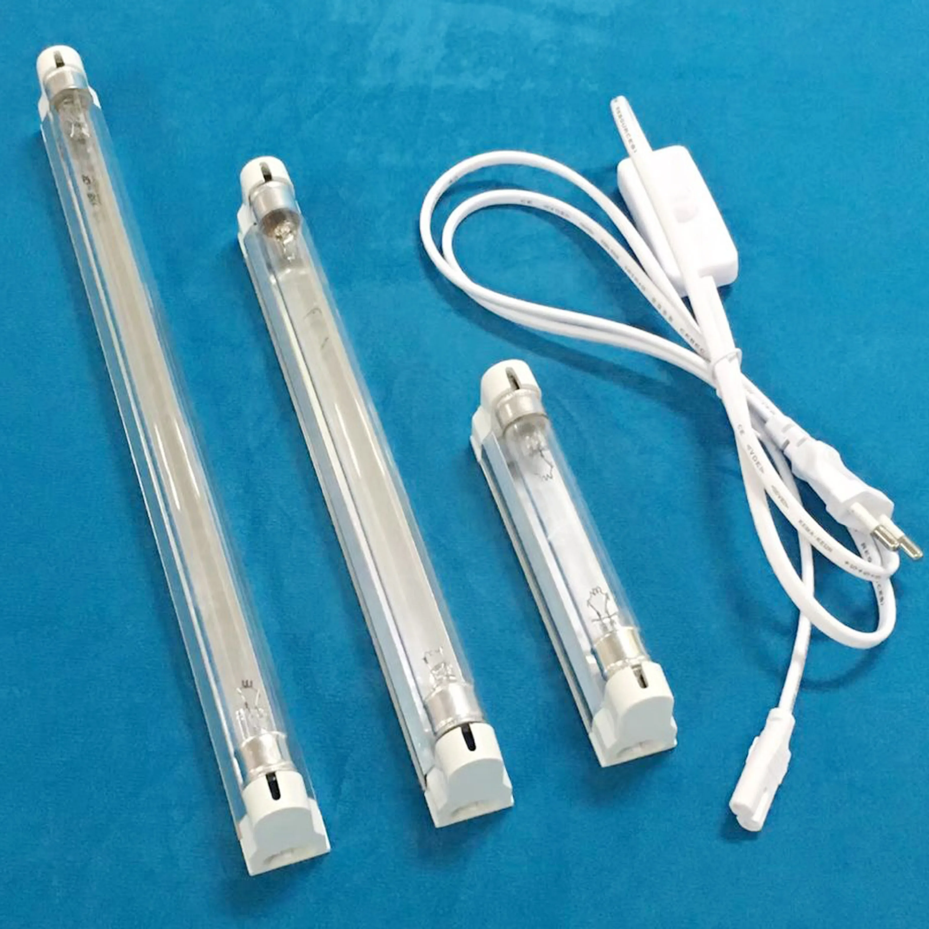 Ultraviolet Germicidal Light T5 Tube UVC LED Disinfection Sterilizer Kill Dust Mite UV Lamp with Fixture For Bedroom Hospital