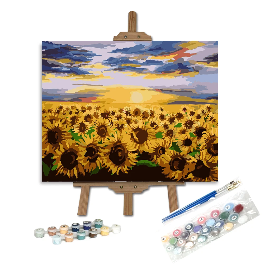 

promotion Dropshipping paint by number canvas for adults
