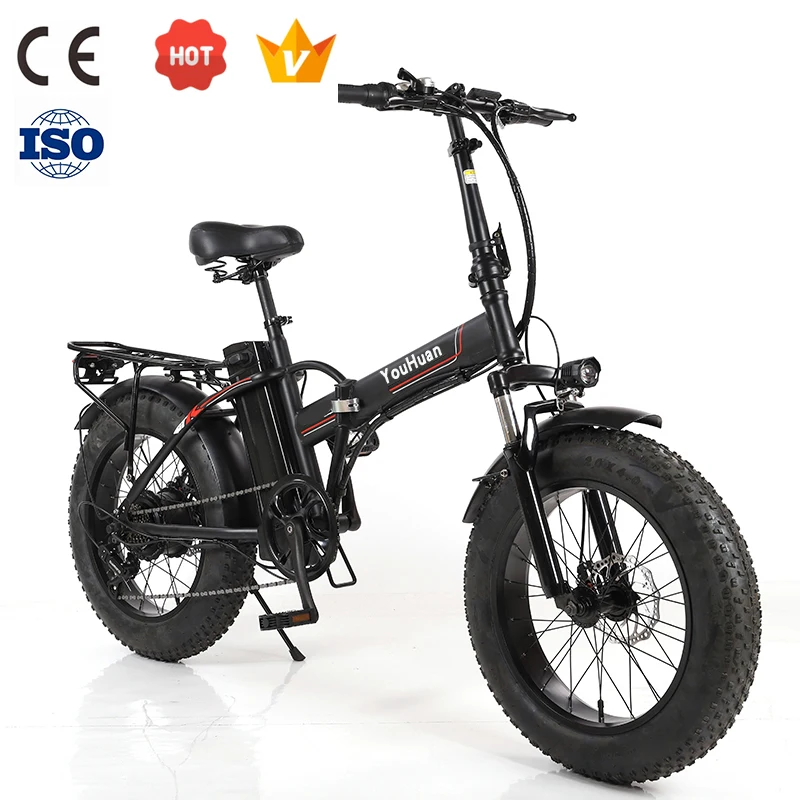 Wholesale 20 inch fat tire folding ebike bicycle 500W Motor 48V 10-15Ah Adult fastest electric bike