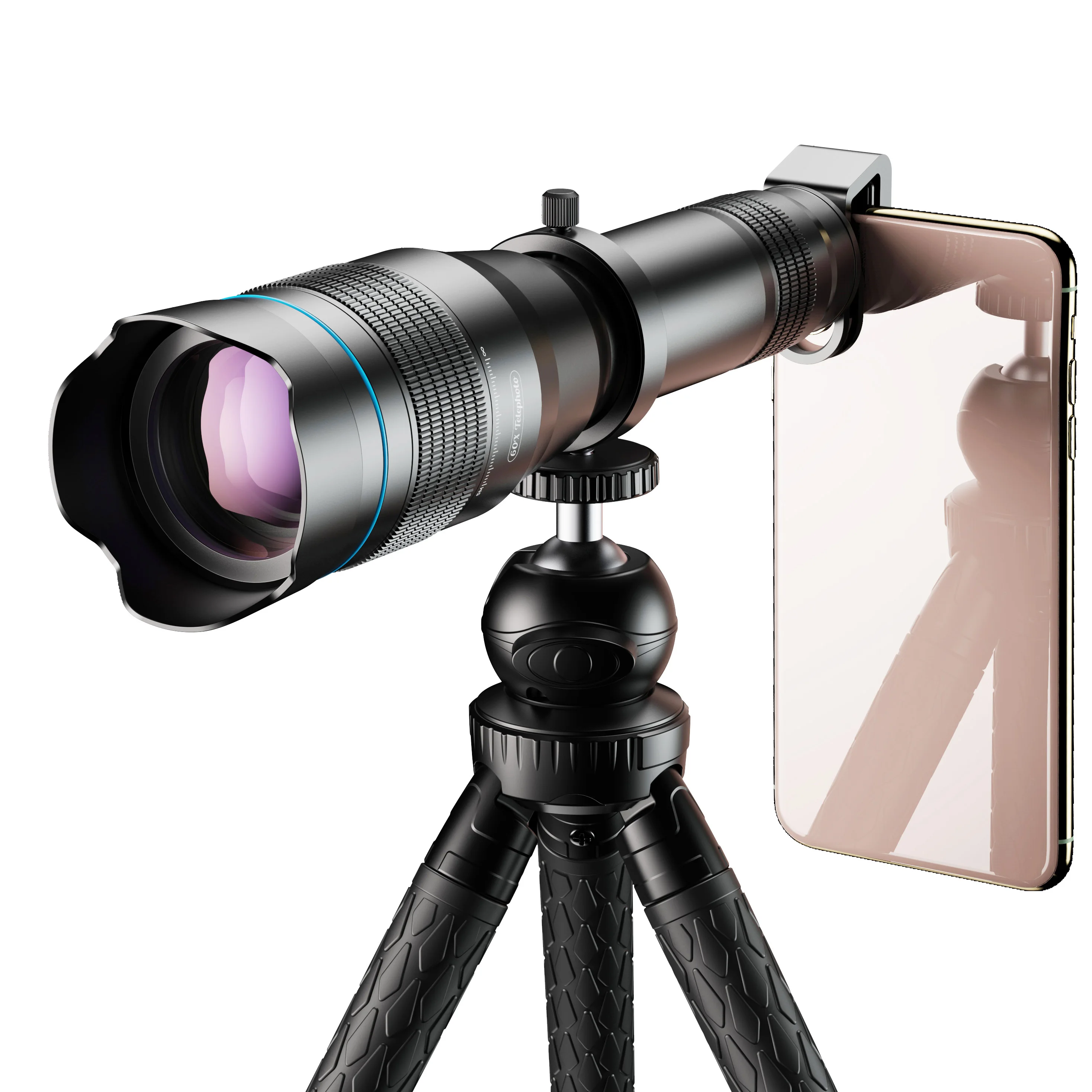 

2020 APEXEL Optional Tripod mobile phone telescope 60X Zoom lens telephoto for smartphone