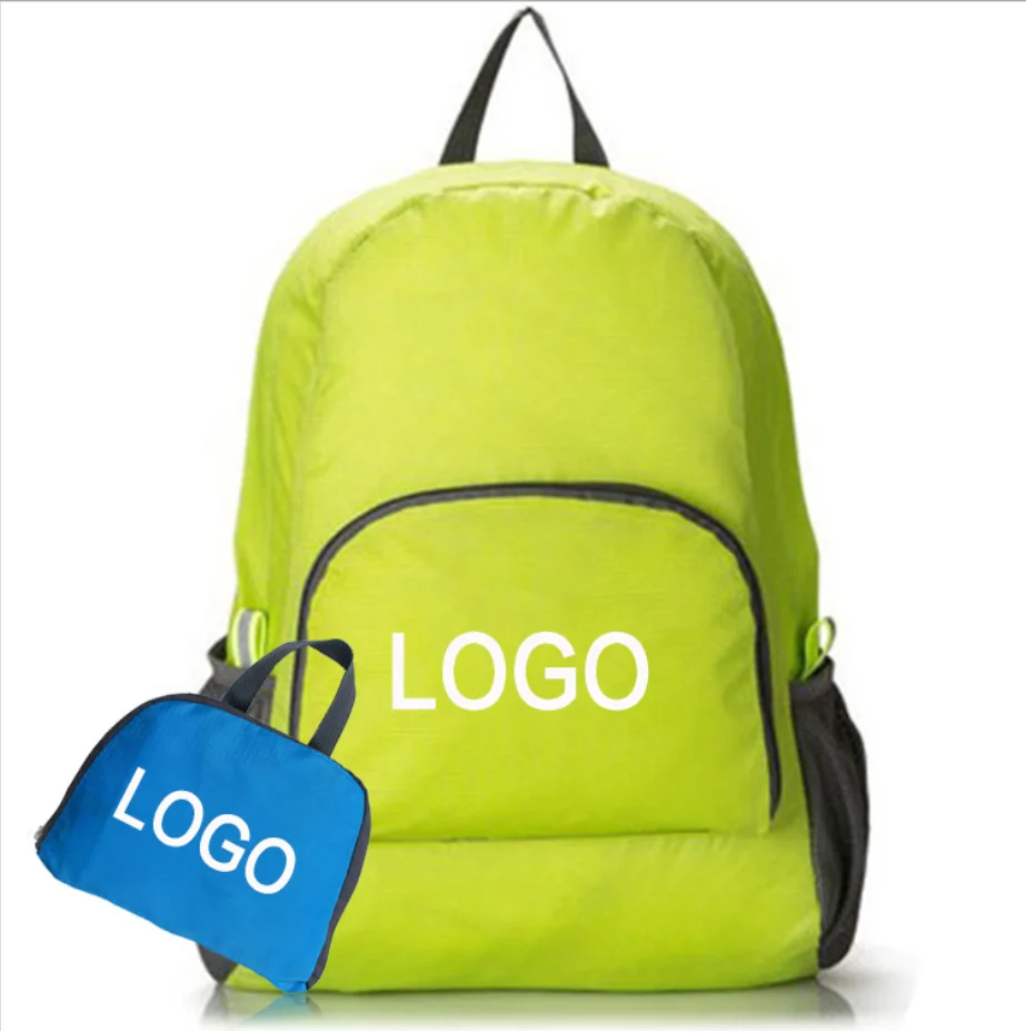 

2020 high quality custom logo outdoor travelling backpack with shoulder bags waterproof foldable backpack bag, Customized color