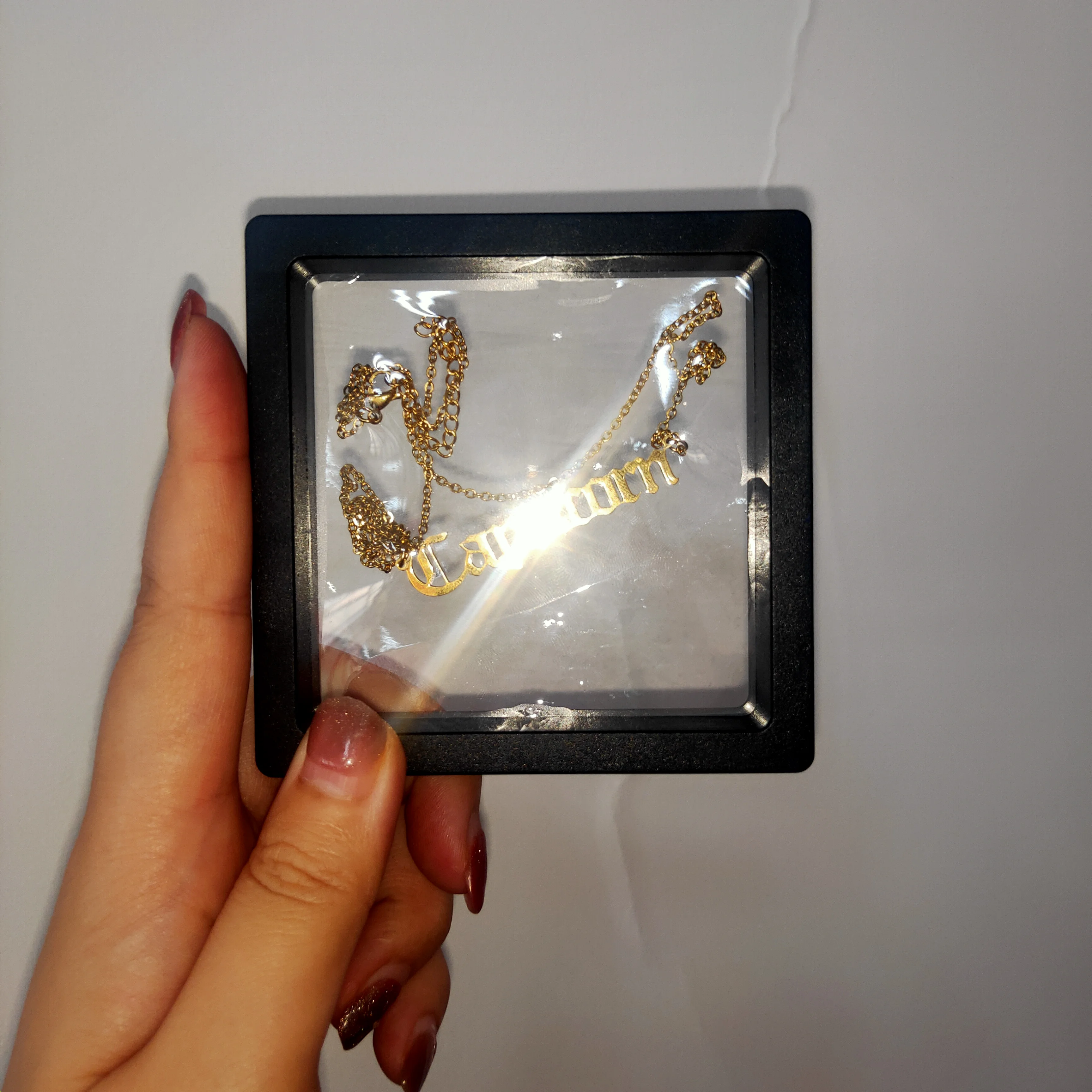 

Wholesale high quality black white acrylic transparent jewelry box, Picture