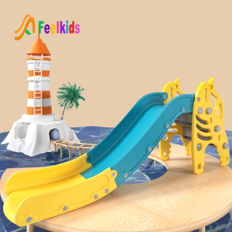 

DROPSHIPPING Factory wholesale high quality L-SYHT kids slide, Pink/yellow/blue