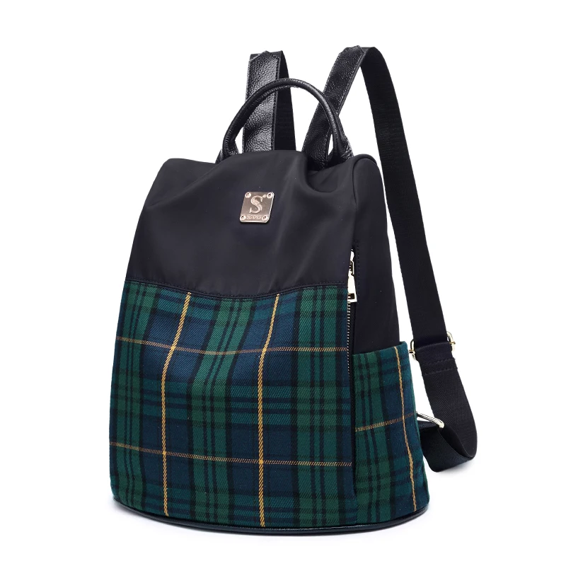 

2021 New Ladies Hand Bag Fashion Wild Travel Backpack Oxford Cloth Students Backpack For Women, As the picture