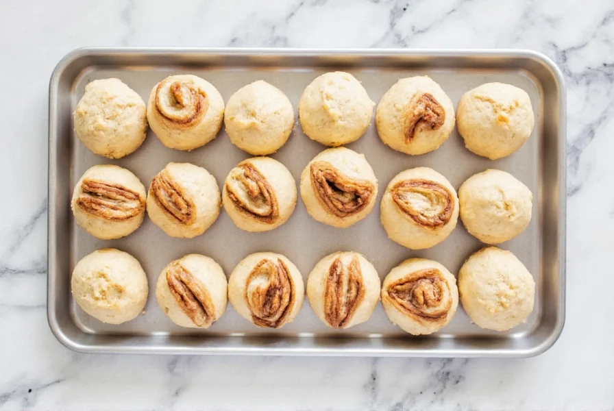 Assortment of cinnamon swirl bites including gluten-free and vegan variations