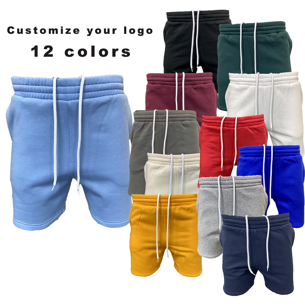 

Men Athletic Running 100% French Terry Sweat Shorts Casual Wear Fashion Men Gym Fitness Shorts Pants