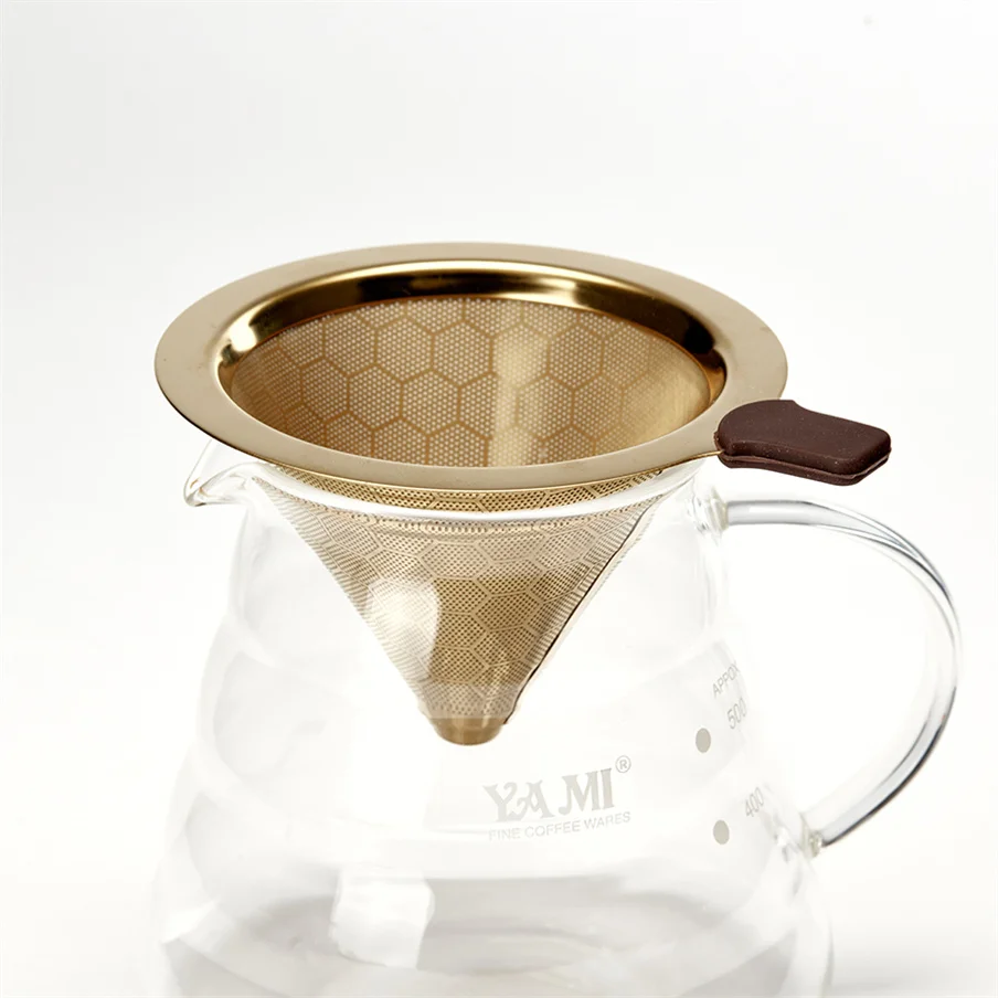 

High Quality Drip Ear Coffee Filter In Bag Drip Filter Bag Coffee, Stainless steel color and golden