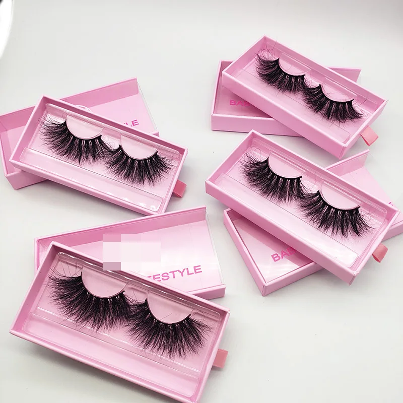 

Eyelashes Human Hair 100% Mink Lashses With Custom Packaging Box