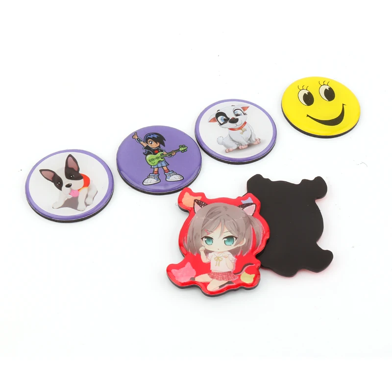 

VOGRACE Personalized Customized Cartoon Anime Fridge Magnets,Promotional Souvenir Magnetic 3D Crystal Epoxy Refrigerator Sticker, Customized color