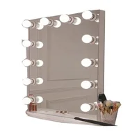 

High Quality Luxury Vanity Hollywood Style Makeup Mirror with LED Light Bulb