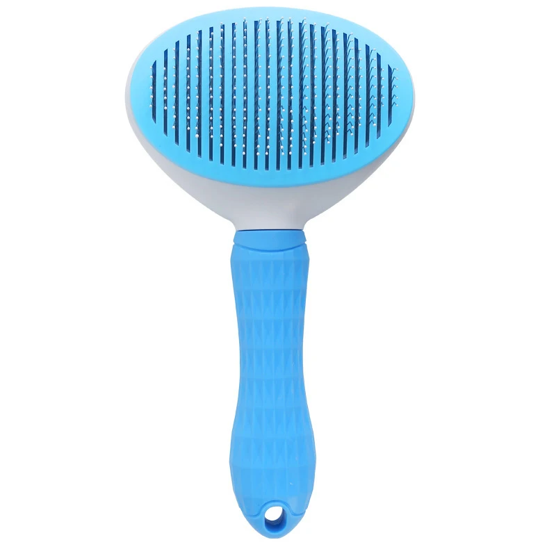 

pet deshedding tool hair dog combs and cleaning slicker grooming massage brushes cat hair lint roller brush wholesale, Rose red,grey,blue