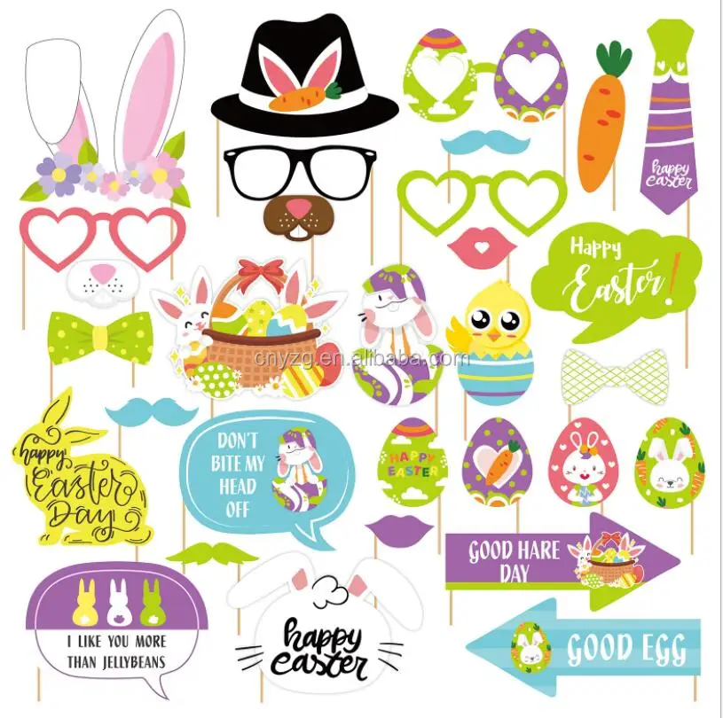 easter photo booth props