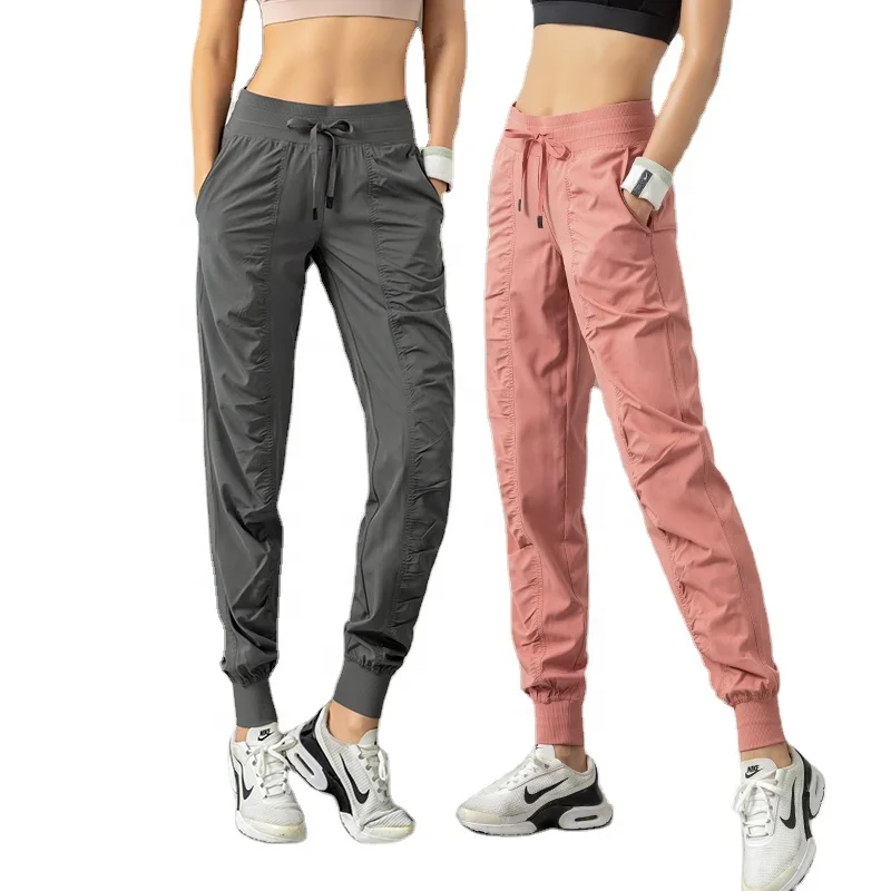 

2021 New Arrival Breathable QUICK DRY lightweight loose yoga fitness workout Casual Sweatpants for women wholesale