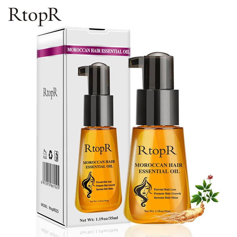 

Hot Selling Best Effective RtopR Moroccan Hair Oil Prevent Hair Loss ,Promote Hair Growth,Increase Hair Shine