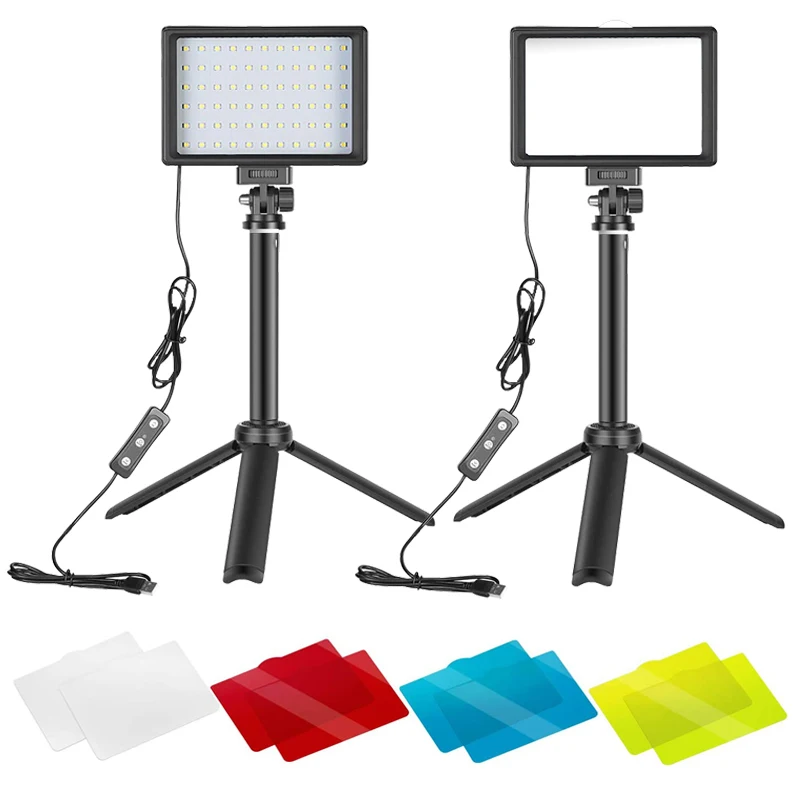 

360 Degree LED Camera Light Dimmable Portable Camera Lighting