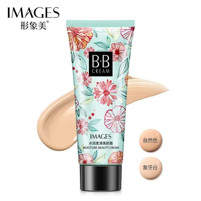 

IMAGES 2-colo rMoisturizing Beauty Cream Repair Concealer Base Oil Control BB Cream Natural Nude Makeup