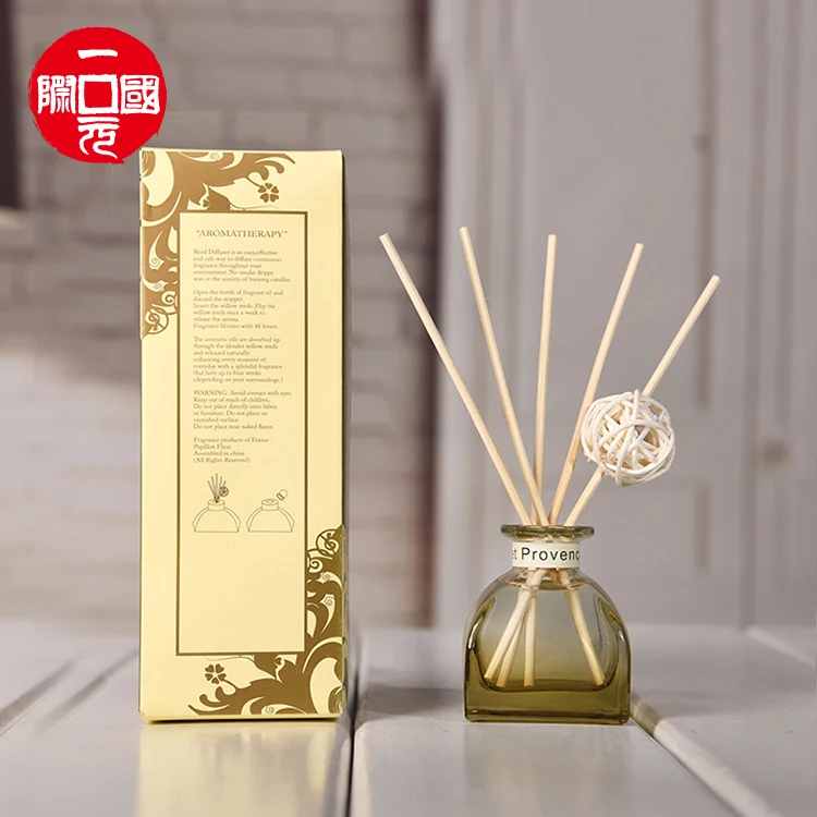 

One dollar Wholesale Luxury Custom Glass Bottle Aromatic Essential Oil Scent Stick Reed Diffuser