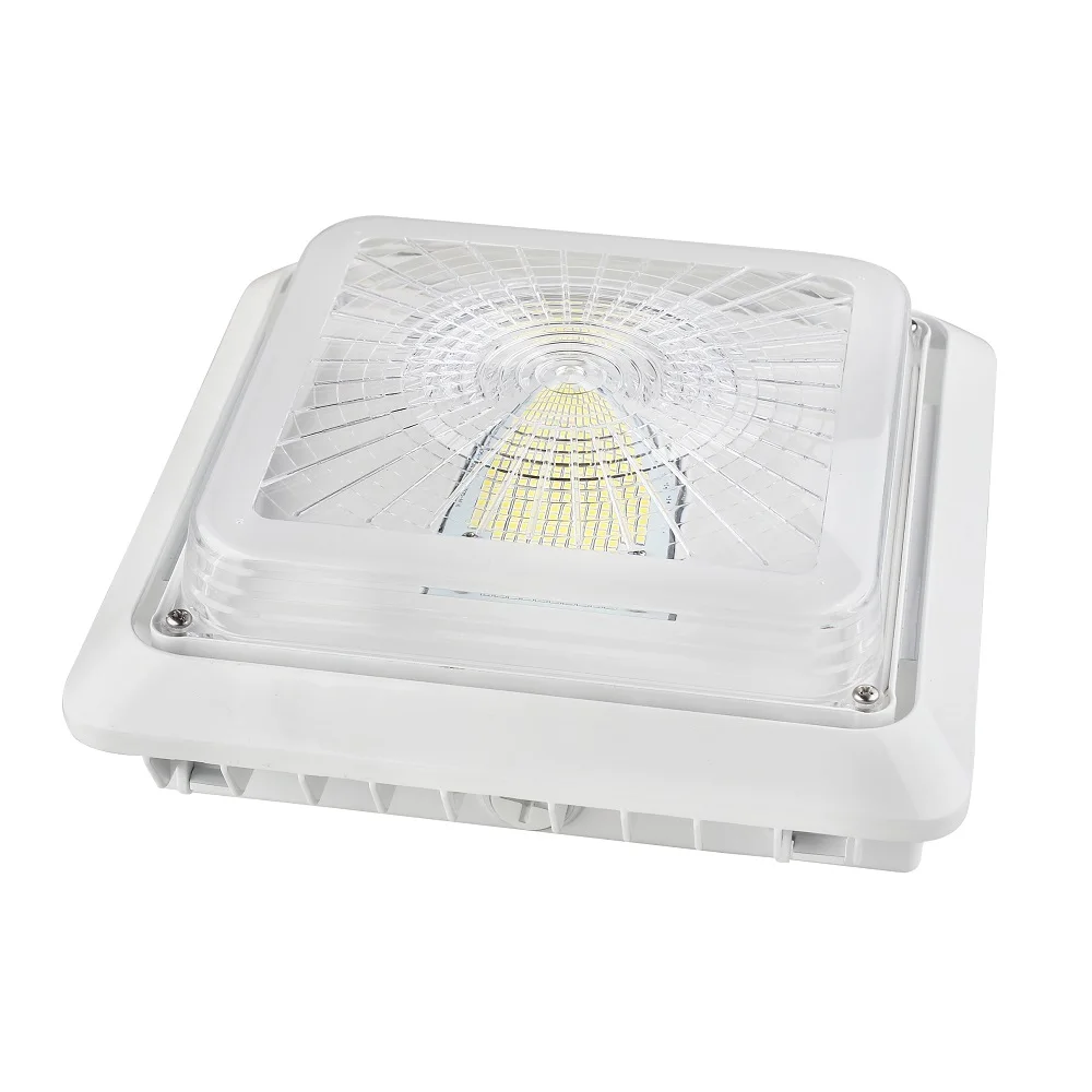 

US stock free shipping led canopy light 40w 55w supermarket warehouse light petrol gas station