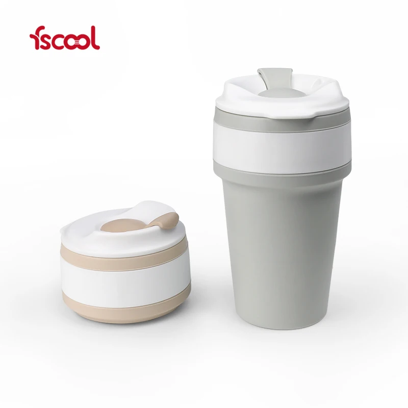 

Eco-friendly Foldable Travel Silicone Folding Cup /Collapsible Silicone Coffee Cup, Any color available