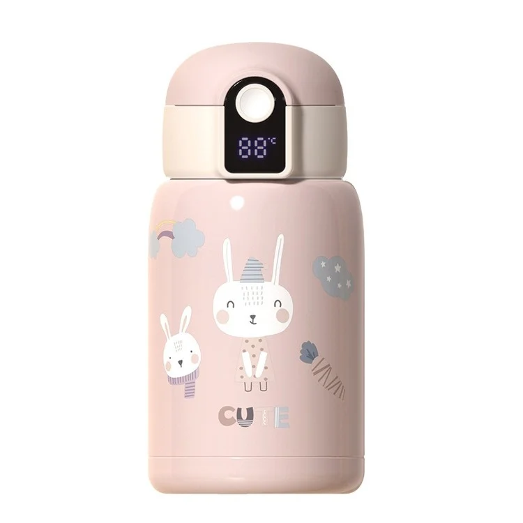 

316 Stainless Steel Double Wall Insulated Intelligent Temperature Display Water Bottle for Kids