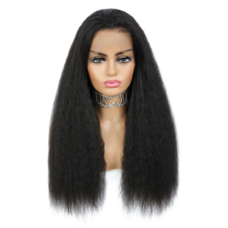 

Lace Front Wigs Micro roll fluffy YAKI front lace wig