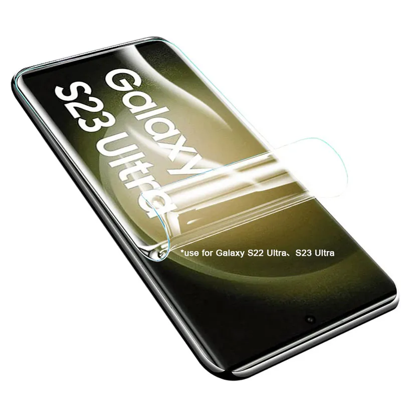 

Hd Clear Full Coverage Mobile Phone Screen Protectors Hydrogel Tpu Film Mobile Screen Protector For Samsung Galaxy S23 S22 Ultra
